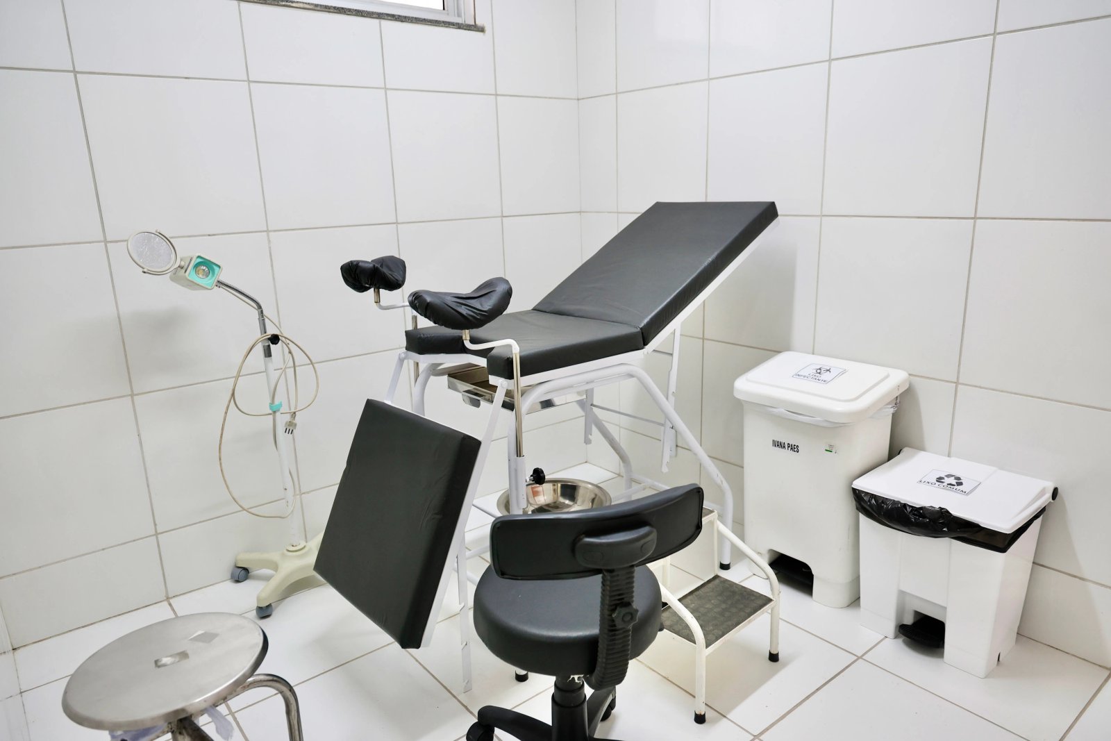 sala de exame ginecológico do posto